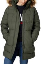 Women's Helly Hansen Blume Waterproof Parka With Faux Fur Trim - Green