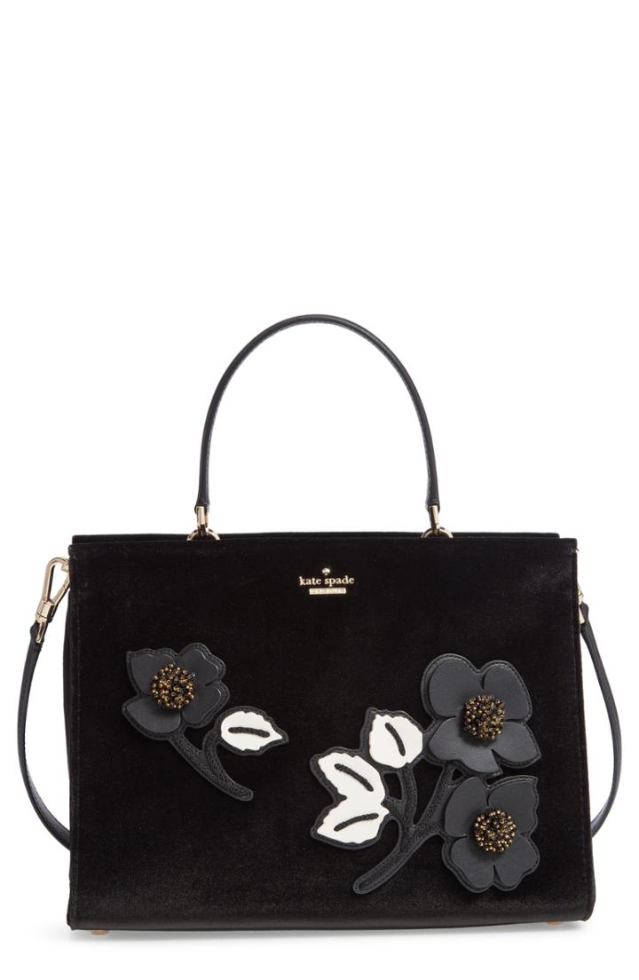 Kate Spade New York Cameron Street - Sam Embellished Satchel - Black