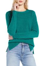 Women's Halogen Crewneck Sweater - Green