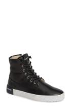 Women's Blackstone Ql41 High Top Sneaker With Genuine Shearling Lining Us / 36eu - Black