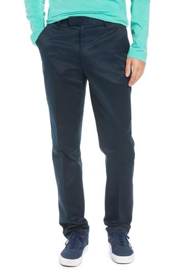 Men's Saturdays Nyc Leon Fit Pants, Size 34 - Blue