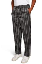 Men's Topman Stripe Wide Leg Joggers