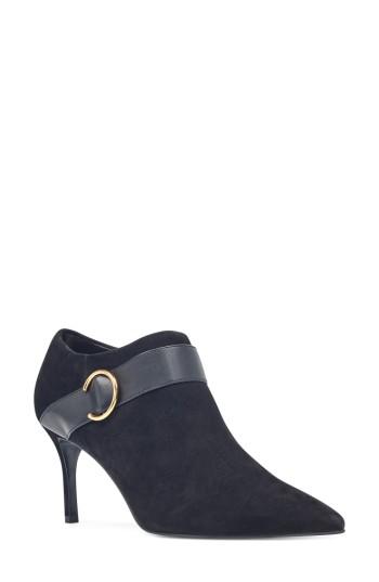 Women's Nine West Megaera Pointy Toe Bootie M - Black