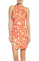 Women's Trina Trina Turk El Rapido Cuban Garden Ponte Sheath Dress