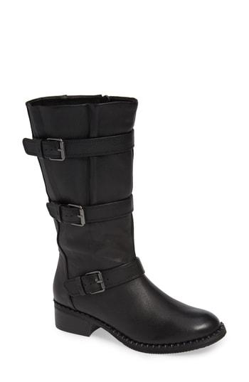 Women's Gentle Souls By Kenneth Cole Best 3-buckle Boot M - Black