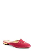 Women's Charlotte Olympia Kitty Mule Eu - Pink
