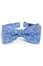 Men's The Tie Bar Floral Acres Bow Tie, Size - Blue
