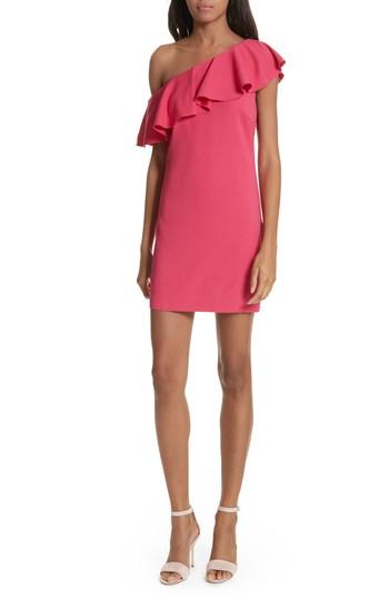 Women's Joie Bronwen Ruffled One-shoulder Dress - Pink