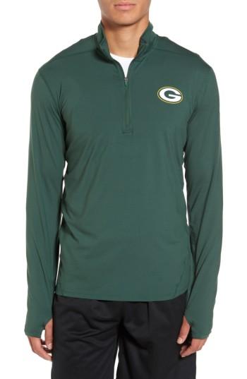 Men's Nike Nfl Team Element Quarter Zip Pullover - Green