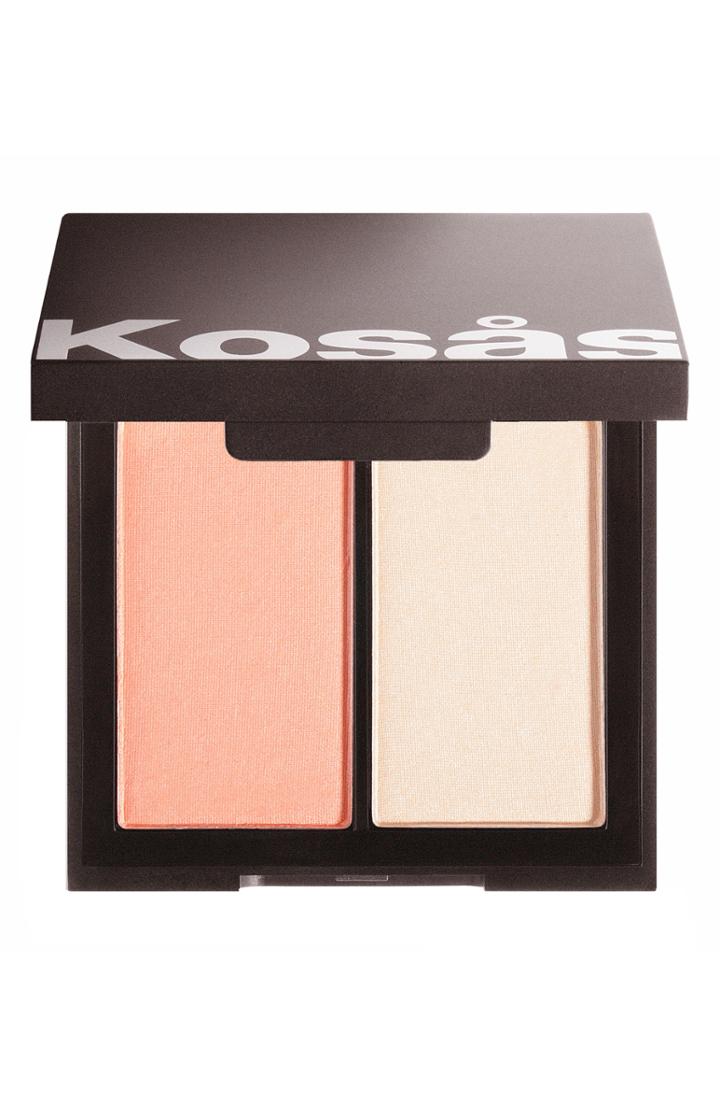 Kosas Color & Light Pressed Powder Blush And Highlighter - Papaya 1972