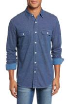 Men's Faherty Belmar Knit Sport Shirt - Blue