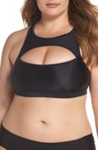 Women's Chromat Saldana Cutout Bikini Top - Black