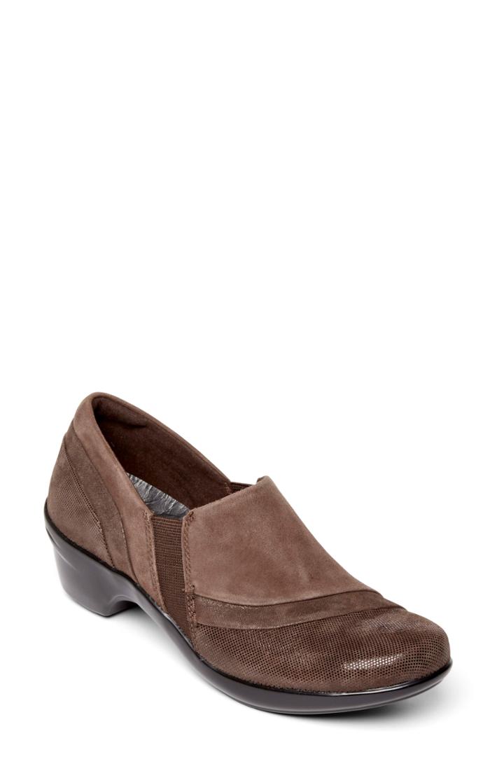 Women's Aravon Kitt Twin Gore Bootie B - Brown