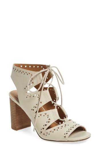 Women's Lucky Brand Tafia Lace-up Sandal M - White