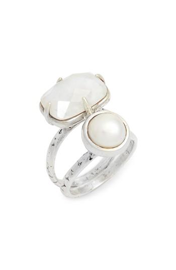 Women's Chan Luu Pearl & Moonstone Ring