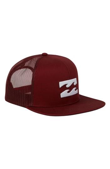 Men's Billabong All Day Trucker Hat - Red