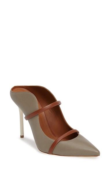 Women's Malone Souliers 'maureen' Pointy Toe Mule Us / 35.5eu - Grey