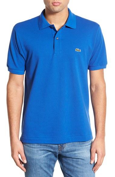 Men's Lacoste 'l1212' Pique Polo (m) - Blue