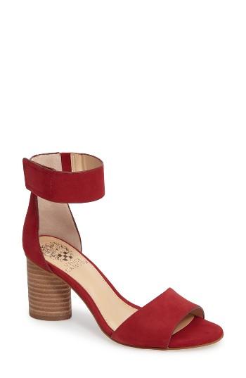 Women's Vince Camuto Jacon Sandal M - Red