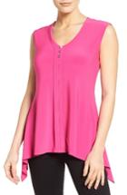 Women's Chaus Shark Bite Hem Jersey Top