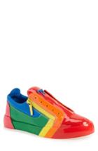 Men's Giuseppe Zanotti Patent Low Top Sneaker Us / 44eu - Red