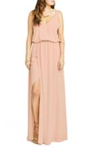 Women's Show Me Your Mumu Kendall Soft V-back A-line Gown - Black