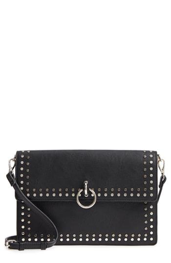 Sole Society Plam Crossbody Clutch - Black