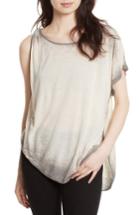 Women's Free People Pluto One-shoulder Tee - Grey
