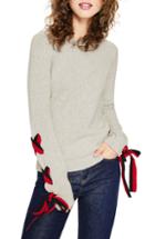 Women's Boden Angelica Sweater - Metallic