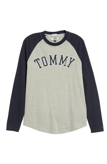 Men's Tommy Jeans Long Sleeve Raglan T-shirt