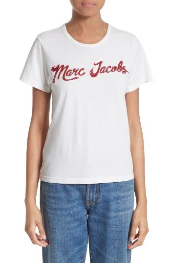Women's Marc Jacobs Lacquered Logo Tee