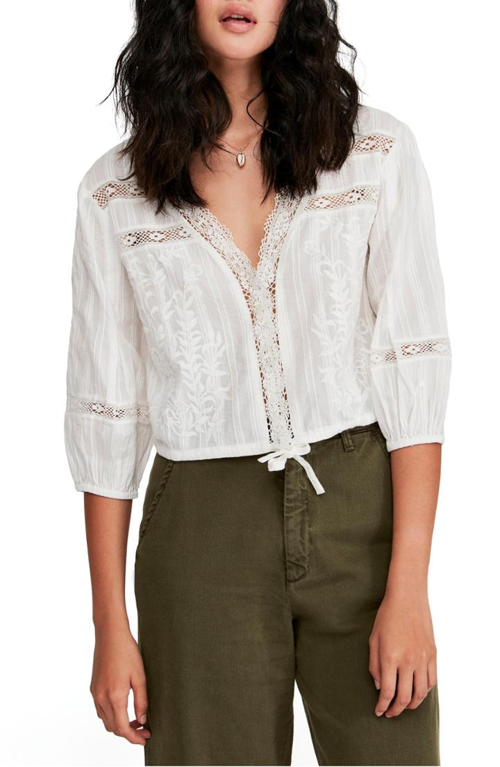 Women's Free People Follow Your Heart Top - Ivory