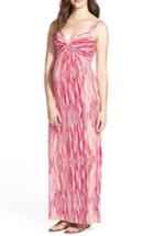 Women's Tart Maternity 'callie' Jersey Maxi Maternity Dress - Coral