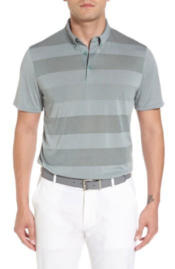 Men's Ag Hansen Stripe Polo, Size - Brown