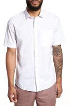Men's Zachary Prell Baumann Slim Fit Sport Shirt - White