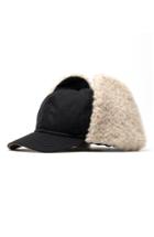 Men's Melin Trapper Fleece Flapped Ball Cap - Black