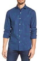 Men's Bonobos Unbutton Down Slim Fit Abstract Print Sport Shirt - Blue