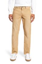 Men's True Religion Brand Jeans Geno Slim Straight Leg Jeans - Yellow