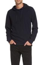 Men's Vince Waffle Knit Pullover Hoodie, Size - Blue