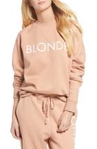 Women's Brunette Middle Sister Blonde Sweatshirt /small - Beige