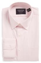 Men's Nordstrom Men's Shop Traditional Fit Non-iron Solid Dress Shirt .5 - 34 - Pink
