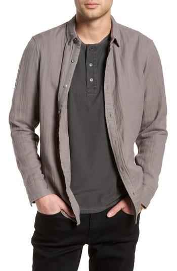 Men's Treasure & Bond Sunset Shirt, Size - Grey