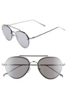 Women's Bp. Gradient Aviator Sunglasses - Silver/ Silver