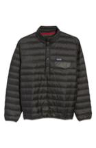Men's Patagonia Water Repellent 600-fill-power Down Pullover Jacket, Size - Black