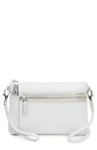 Frye Lena Leather Crossbody Bag - White