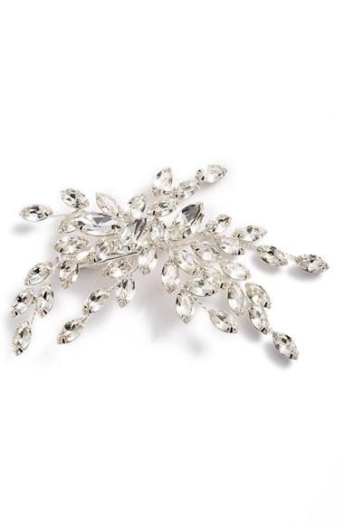 Brides & Hairpins Isadora Crystal Hair Clip, Size - Metallic