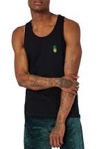 Men's Topman Pineapple Embroidered Tank - Black