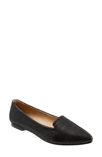 Women's Trotters Harlowe Pointy Toe Loafer Ww - Black