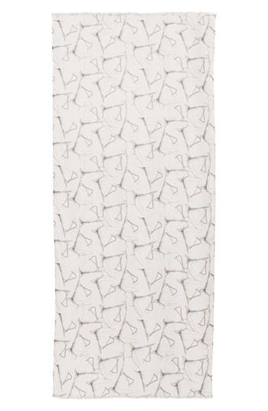 Women's Akris Goodwood Print Cashmere & Silk Scarf