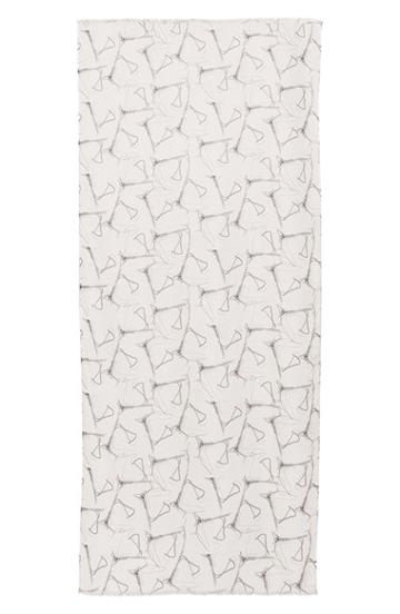 Women's Akris Goodwood Print Cashmere & Silk Scarf